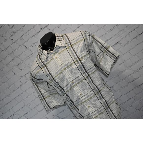 Eddie Bauer Fishing Shirt Mens Size 2XL XXL Performance Camping Hiking Polyester - Picture 1 of 7